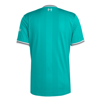 Liverpool Mens Third Away Soccer Jersey 2025/26 Green