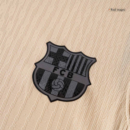 ROONY #28 Barcelona Mens Away Soccer Jersey UCL 2025/26 Yellow - Player Version