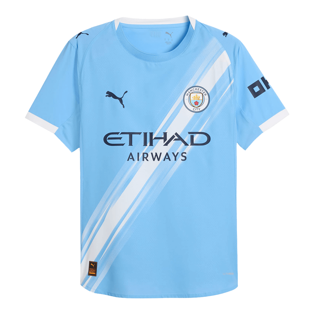 HAALAND #9 Manchester City Mens Home Soccer Jersey 2025/26 Blue - Player Version