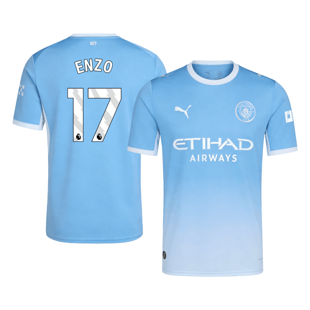 Manchester City Home Soccer Jersey 2026/27 – ENZO #17