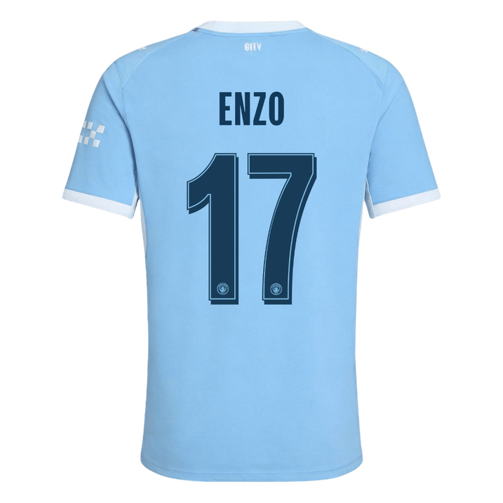 Manchester City Home Soccer Jersey 2026/27 – ENZO #17 – UCL (Player Version)
