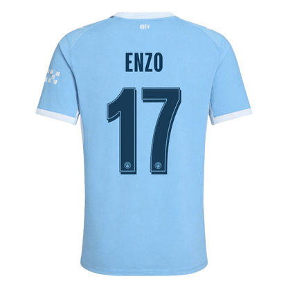 Manchester City Home Soccer Jersey 2026/27 – ENZO #17 – UCL (Player Version)