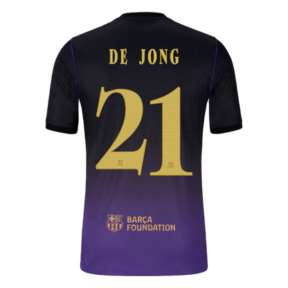 Barcelona Away Soccer Jersey 2026/27 – DE JONG #21 – UCL