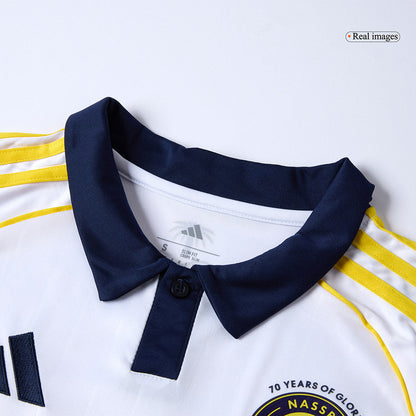 Al Nassr Mens Third Away Soccer Jersey 2025/26 White