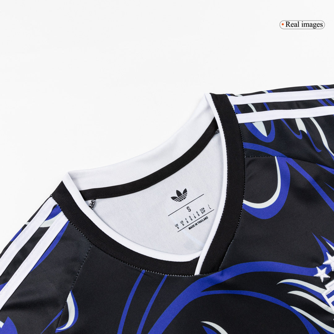 E. FERNANDEZ #24 Argentina Mens Away Soccer Jersey World Cup 2026 Black