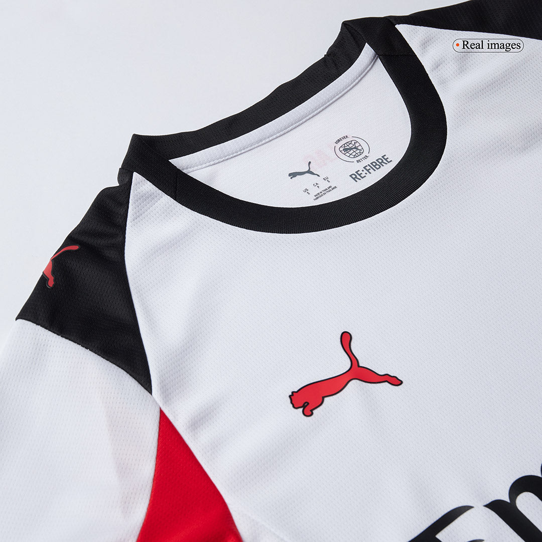 AC Milan Mens Away Soccer Kit 2025/26 White