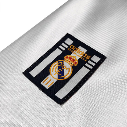 Retro Real Madrid Mens Home Soccer Jersey 1999/00 White
