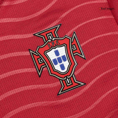 B. FERNANDES #8 Portugal Kids Home Soccer Kit World Cup 2026 Red [PREMIUM]