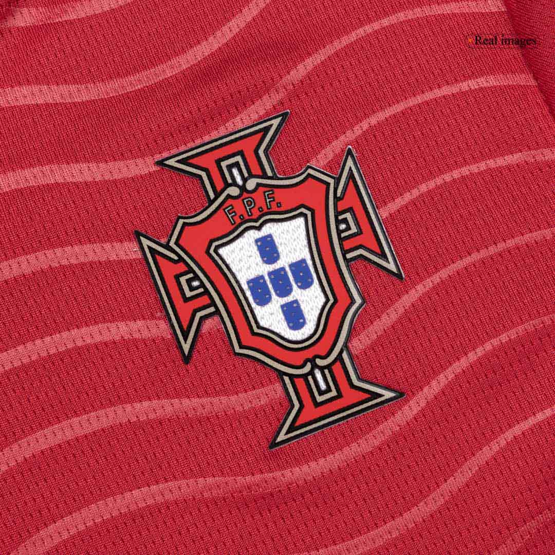 RONALDO #7 Portugal Kids Home Soccer Kit World Cup 2026 Red [PREMIUM]