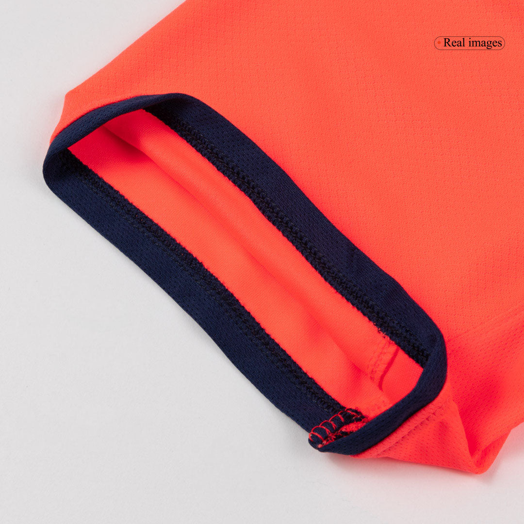 Barcelona Mens Third Away Soccer Jersey 2025/26 Orange