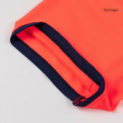 Barcelona Mens Third Away Soccer Jersey 2025/26 Orange