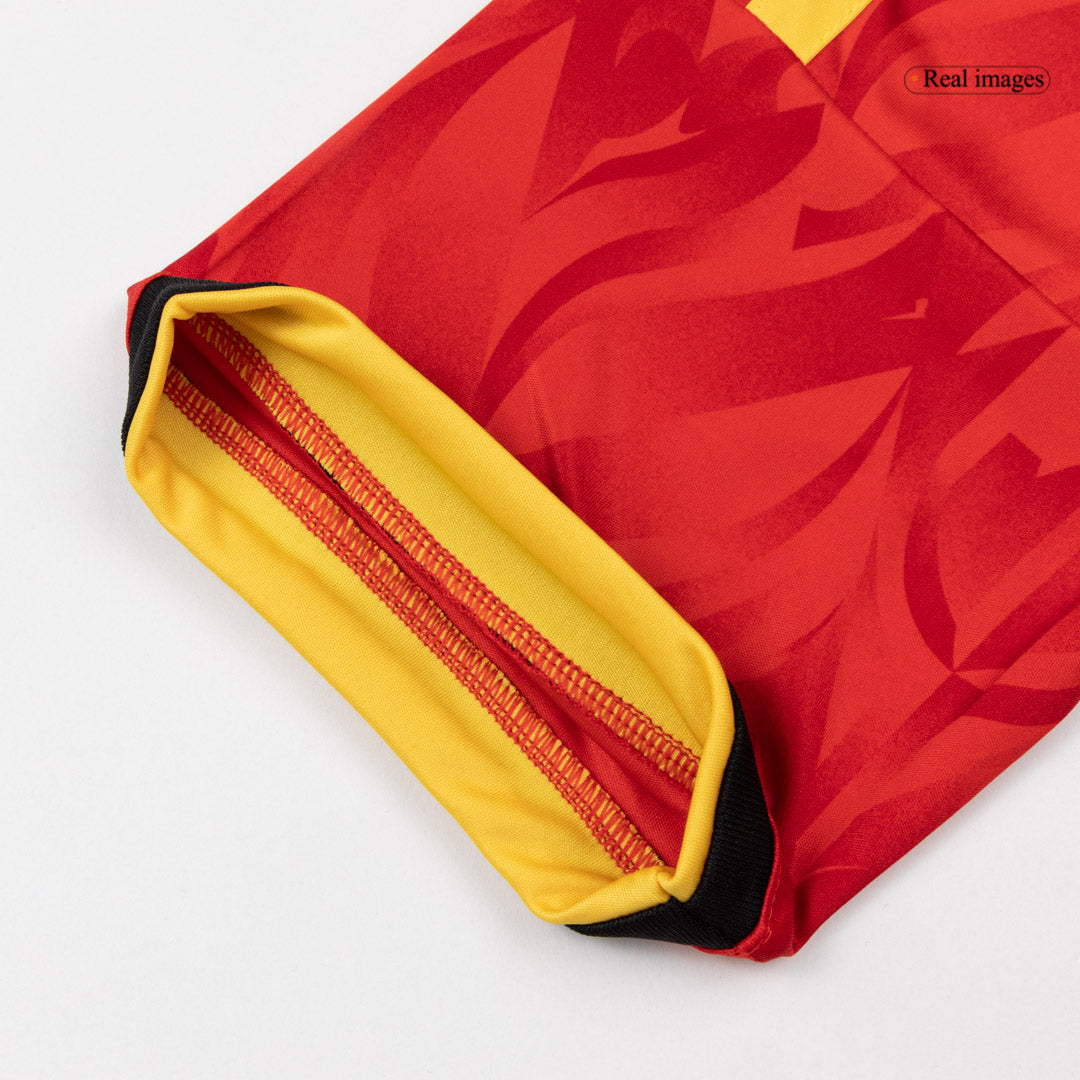 LUKAKU #9 Belgium Mens Home Soccer Jersey World Cup 2026 Red