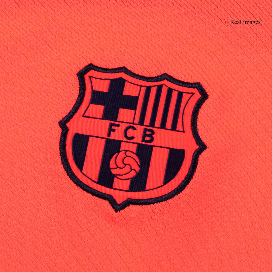 ROONY #28 Barcelona Mens Third Away Soccer Jersey 2025/26 Orange