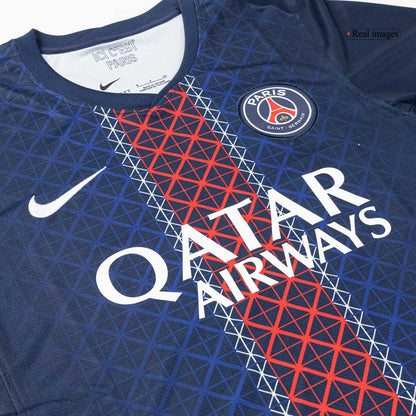 B.BARCOLA #29 PSG Mens Home Soccer Jersey 2025/26 Navy [PREMIUM]