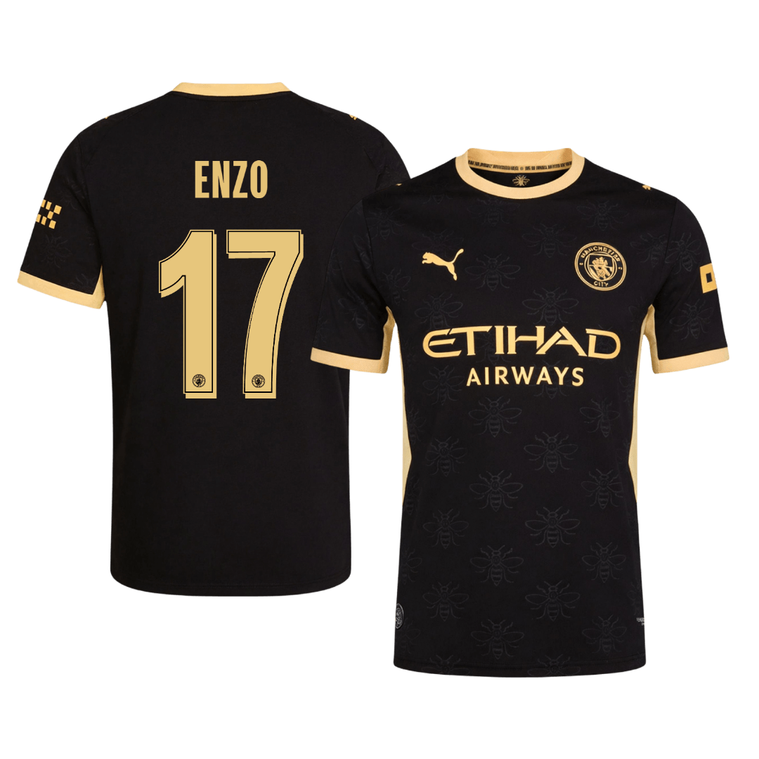 Manchester City Away Soccer Jersey 2026/27 – ENZO #17 – UCL (Player Version)