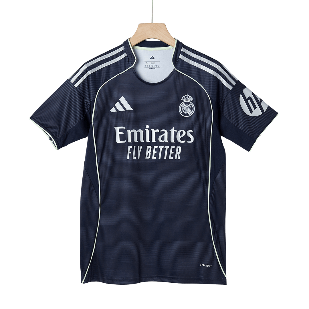 VINI JR. #7 Real Madrid Mens Away Soccer Jersey 2025/26 Navy [PREMIUM]