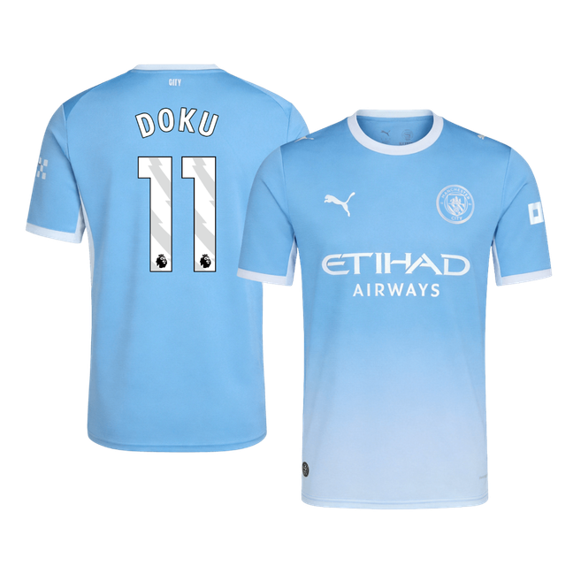 Manchester City Home Soccer Jersey 2026/27 – DOKU #11