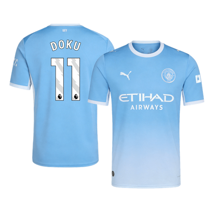 Manchester City Home Soccer Jersey 2026/27 – DOKU #11