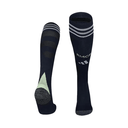 Real Madrid Mens Away Soccer Socks 2025/26 Navy [PREMIUM]