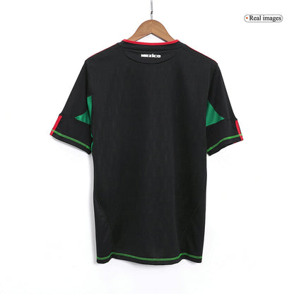 Retro Mexico Mens Away Soccer Jersey 2010 Black