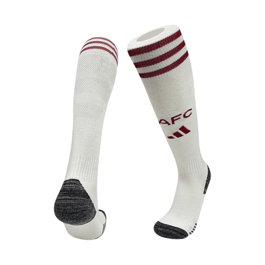 Arsenal Mens Third Away Soccer Socks 2025/26 Beige [PREMIUM]