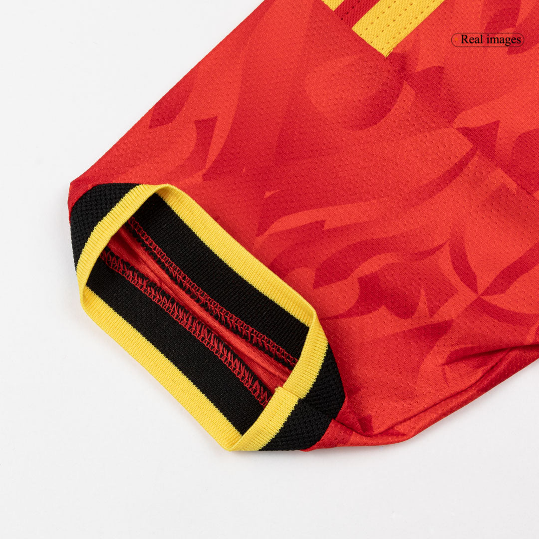 LUKAKU #9 Belgium Mens Home Soccer Jersey World Cup 2026 Red - Player Version
