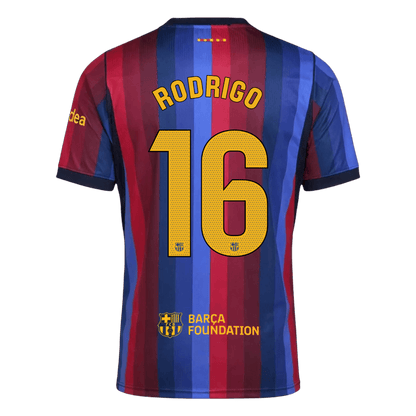 Barcelona Home Soccer Jersey 2026/27 – RODRIGO #16
