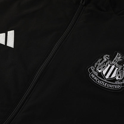 Newcastle United Mens Windbreaker Jacket 2025/26 Black