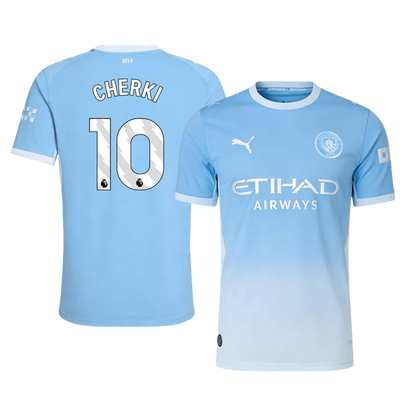 Manchester City Home Soccer Jersey 2026/27 – CHERKI #10 (Player Version)
