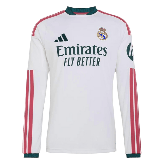 Real Madrid Home Long Sleeve Soccer Jersey 2026/27