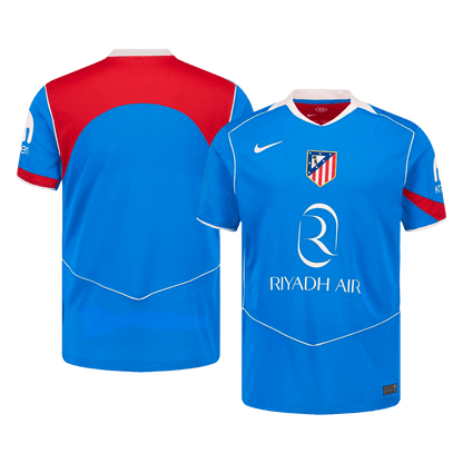Atletico Madrid Mens Third Away Soccer Kit 2025/26 Blue