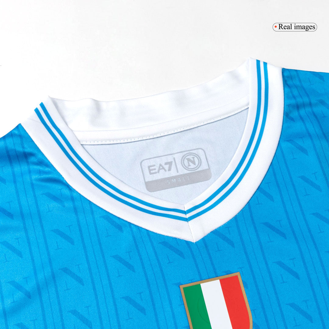 DE BRUYNE #11 Napoli Mens Home Soccer Jersey 2025/26 Blue