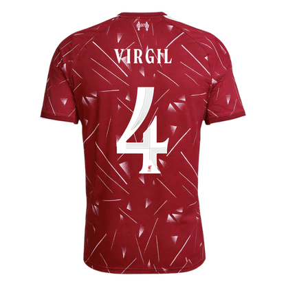 Liverpool Home Soccer Jersey 2026/27 – VIRGIL #4 – UCL