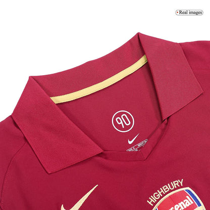 Retro HENRY #14 Arsenal Mens Home Soccer Jersey 2005/06 Red