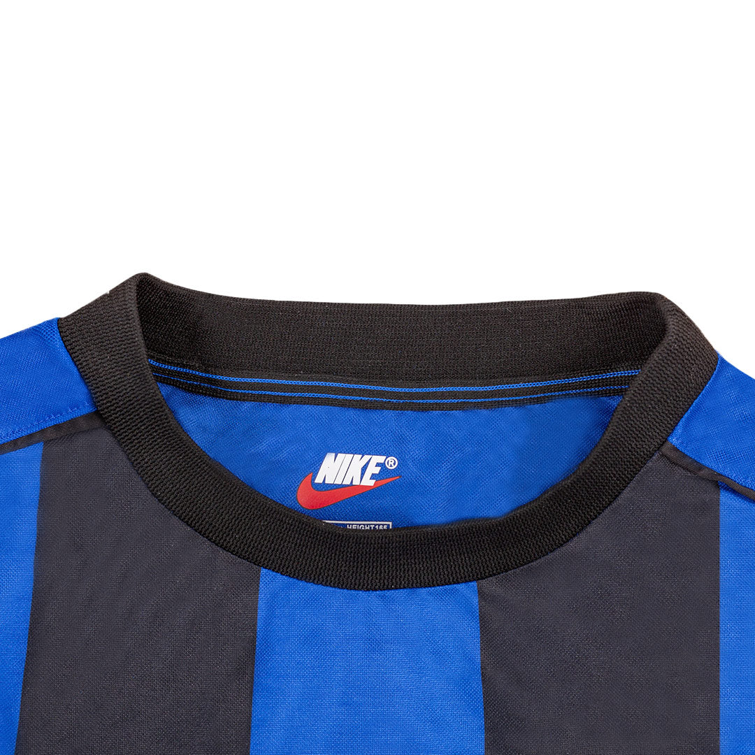 Retro RONALDO #9 Inter Milan Mens Home Soccer Jersey 1999/00 Blue&Black