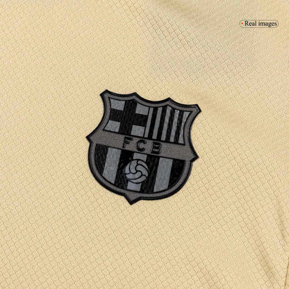 Barcelona Kids Away Soccer Full Set 2025/26 Yellow&Black