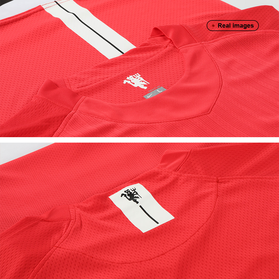 Retro ROONEY #10 Manchester United Mens Home Soccer Jersey 2007/08 Red