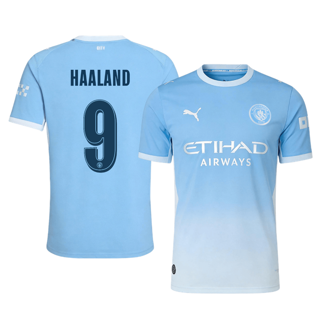 Manchester City Home Soccer Jersey 2026/27 – HAALAND #9 – UCL (Player Version)