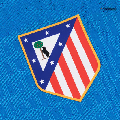 Atletico Madrid Mens Third Away Soccer Jersey 2025/26 Blue - Player Version