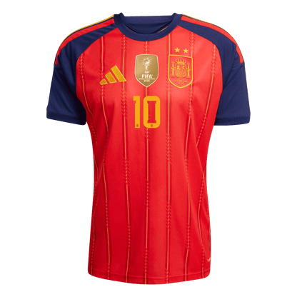 [Champion Edition] Spain Home Soccer Jersey World Cup 2026 – OLMO #10