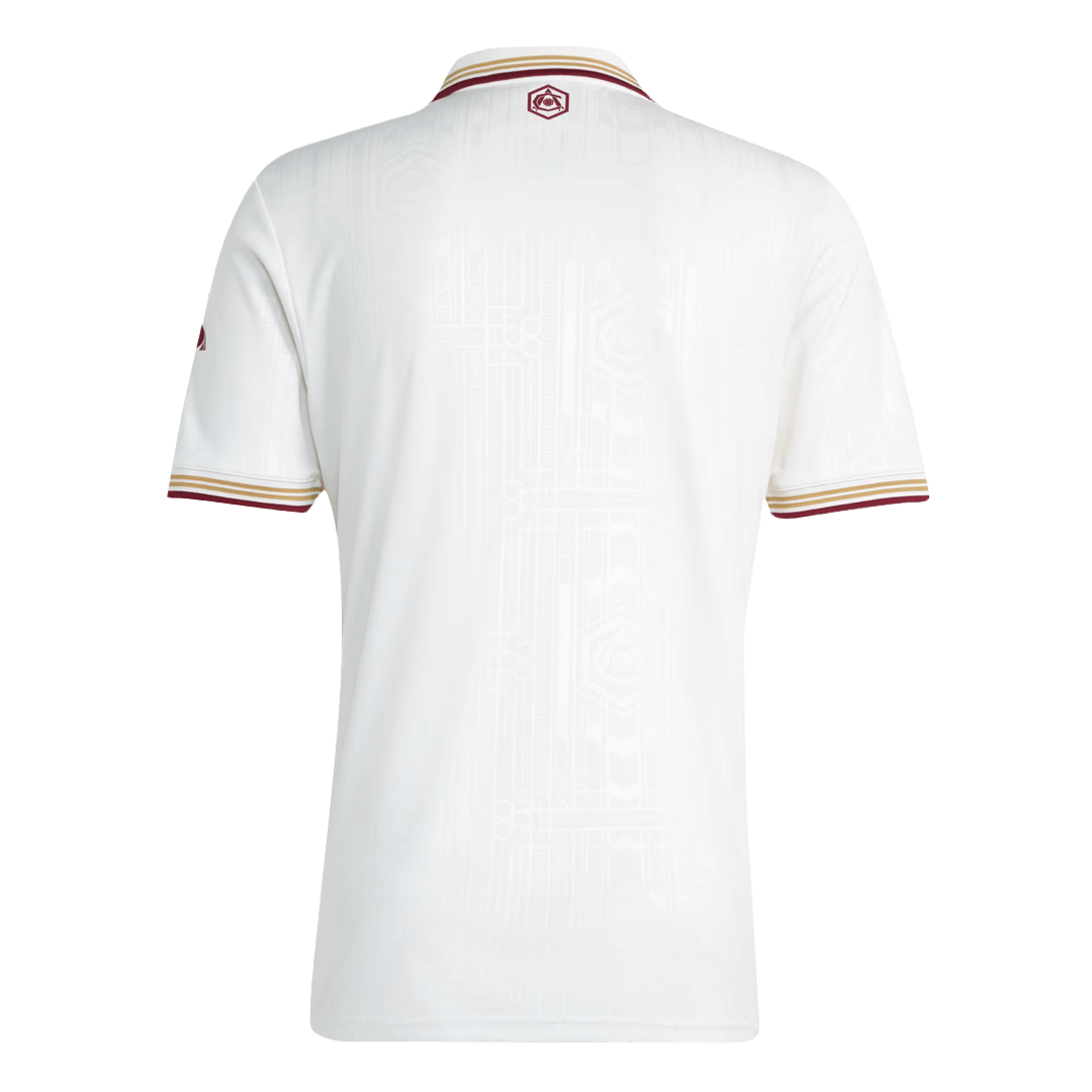 Arsenal Mens Third Away Soccer Jersey 2025/26 White