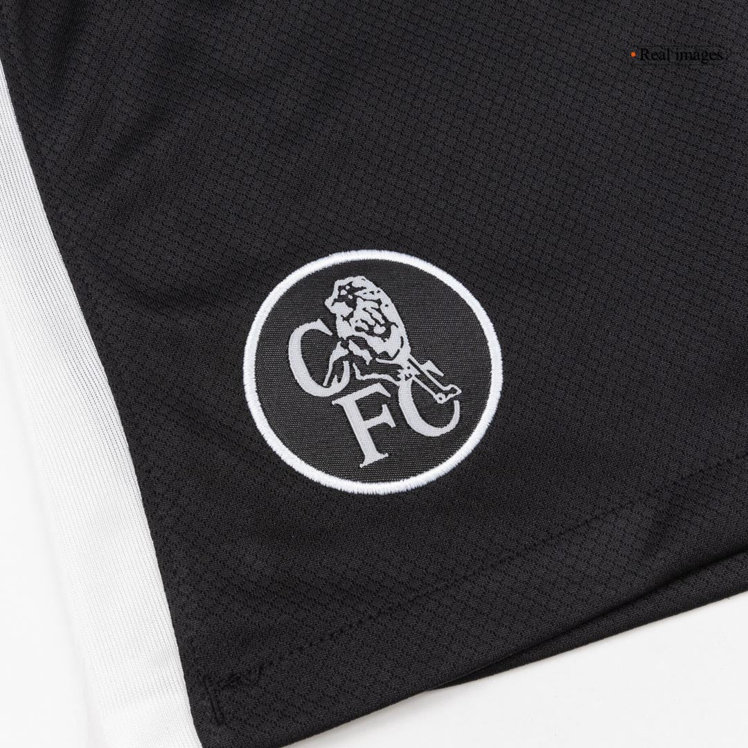 Chelsea Mens Third Away Soccer Full Set 2025/26 Black