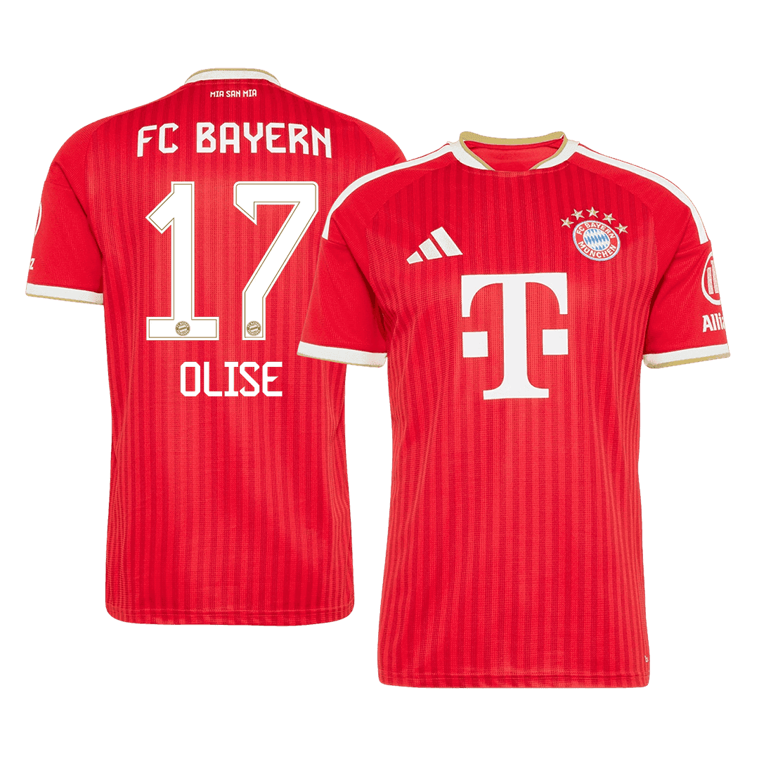Bayern Munich Home Soccer Jersey 2026/27 – OLISE #17