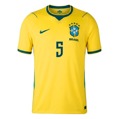 CASEMIRO #5 Brazil Mens Home Soccer Jersey World Cup 2026 Yellow [PREMIUM]