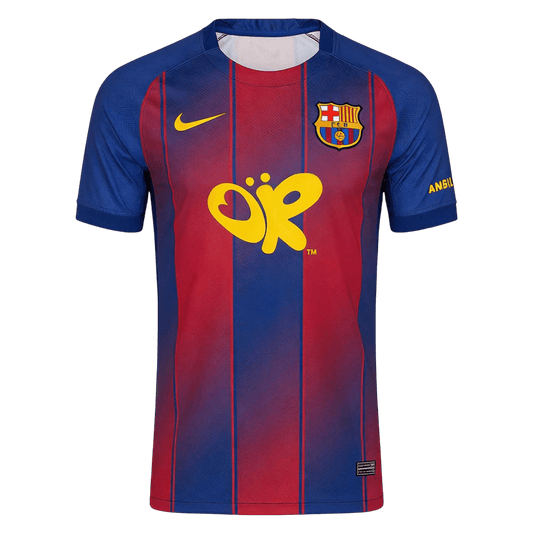 Barcelona Mens Home Soccer Jersey 2025/26 Red&Blue