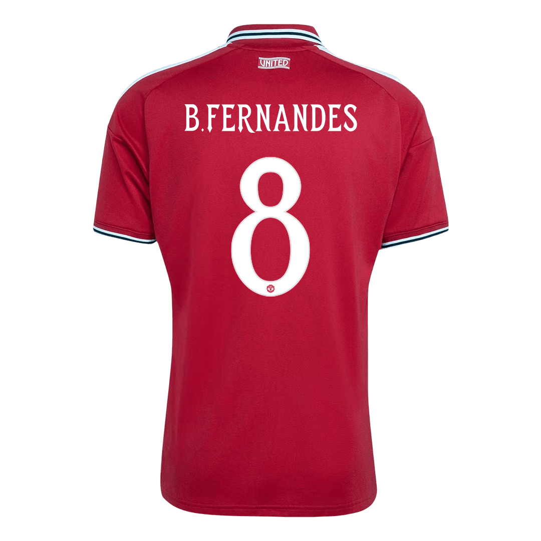 Manchester United Home Soccer Jersey 2026/27 – B.FERNANDES #8 – UCL