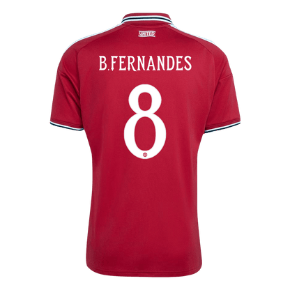Manchester United Home Soccer Jersey 2026/27 – B.FERNANDES #8 – UCL