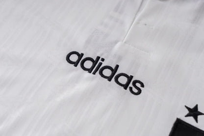 Retro Germany Mens Home Soccer Jersey 1996 White