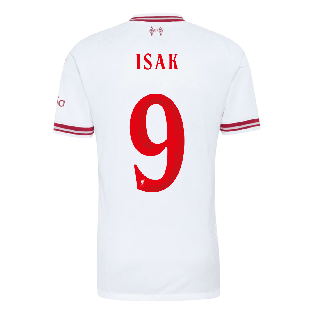 Liverpool Away Soccer Jersey 2026/27 – ISAK #9 – UCL (Player Version)