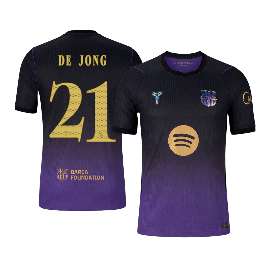 Barcelona Away Soccer Jersey 2026/27 – DE JONG #21 – UCL